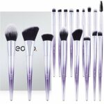 Amazon Brand - Eono Makeup Brushes 17pcs with Purple Box,Perfect Make Up Gifts for Women Pro Makeup Brush Set Premium Synthetic for Foundation, F