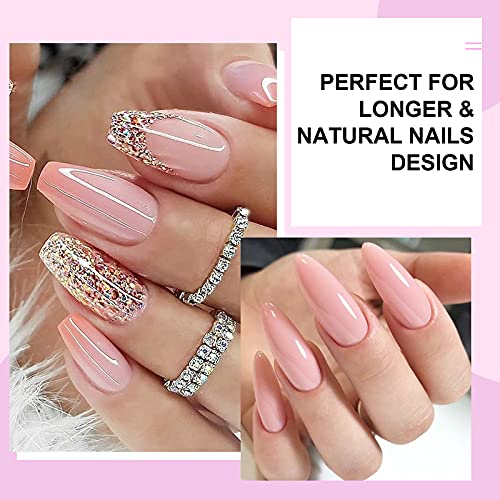 Saviland 5 in 1 Nudes Builder Gels - 15ml Builder Base Strengthening Gel for Thin Nails U V Nail Gel Polish for Nails Repair Reinforcement Extens