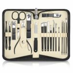 Manicure Set 18pcs,DUAIU Manicure Pedicure Tools Kit,Nail Clipper Set Gifts for Women/Men,Stainless Steel Nail Set Manicure For Toe and Finger Na