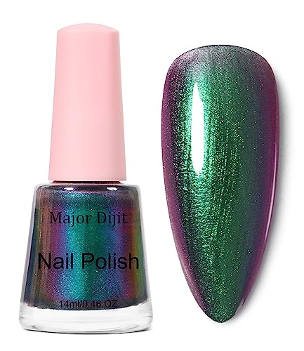 DouborQ Glitter nail polish Multicolor Translucent Long-lasting Sequins Nail Art Varnish