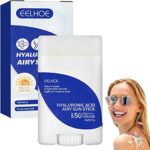 Hyaluronic Acid Airy Sun Stick,Summer Sunscreen,Hyaluronic Acid Airy Sun Stick SPF50+ PA++++ 22gSunscreen Product,Nourishing And Protecting The S