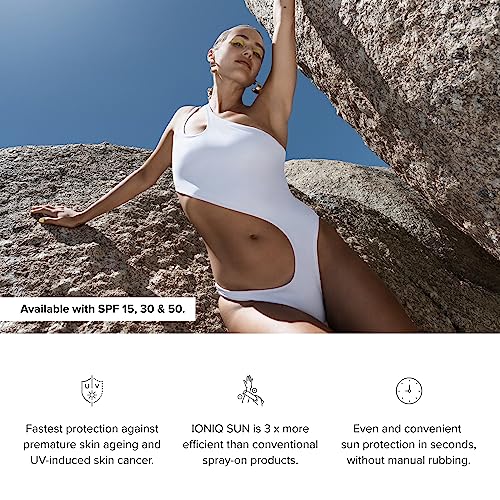 IONIQ Skincare SUN SPF 50 Cartridge - Ultimate innovation and speed, sunscreen spray developed for the skincare system of the future - Waterproof