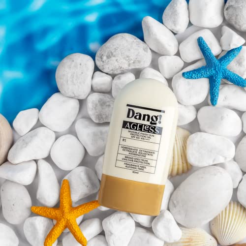 Dang! Ageless Invisible Finish Sun Protection Gel | Broad Spectrum Sunscreen SPF 50+ PA++++ | Face Sunscreen With No White Cast