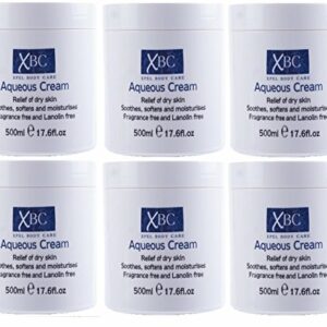 XBC Aqueous Body Cream - Jar 500ml - Pack of 6