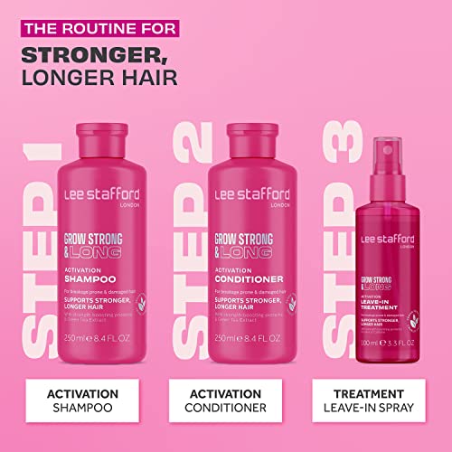 Lee Stafford Grow Strong & Long Activation Leave-In Treatment Spray for Hair Growth | 100 ML