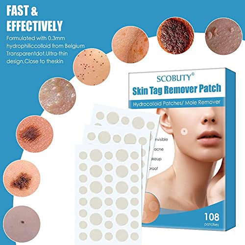 CBROSEY Skin Tag Removal Patches,Mole Remover,Acne Pimple Master Patch