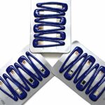 18 x Royal Blue Sleepy Clips/ Snap Clips/ Hair Clips - School Colours