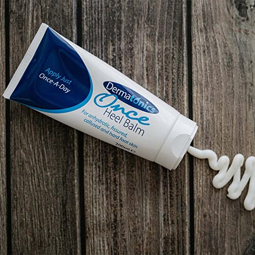 Dermatonics Once Heel Balm - Long-lasting Relief for Rough, Dry, and Callused Heels and Feet | Paraben-free and Clinicaly Proven | Visible Result