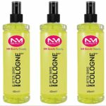 NMB Eau De Barber Lemon Cologne 400ML Spray Pump (3 Pcs Offer)