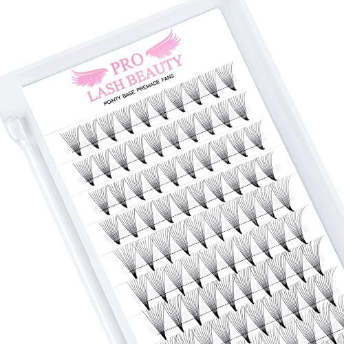 Pre Made Fan Eyelash Extensions 10D 12D 7D 5D Pointy Base Premade Fans Eyelash Extension 0.05 0.07 0.10 Lash Extensions Pre Fanned Russian Volume