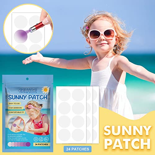 Sunscreen Patch for Face, Sun Stickers, Uv Adhesive, Uv Dots Sun Stickers, Uv Patch, Sunblock Face Patch, Uv Dots Sunscreen Sticker Waterproof Uv
