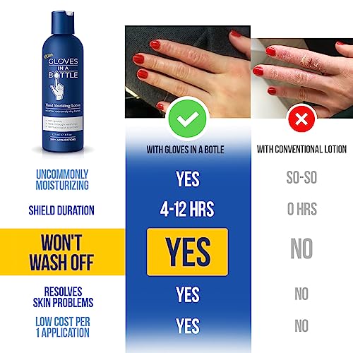Gloves In A Bottle Shielding Lotion 8oz for Dry, Cracked Skin