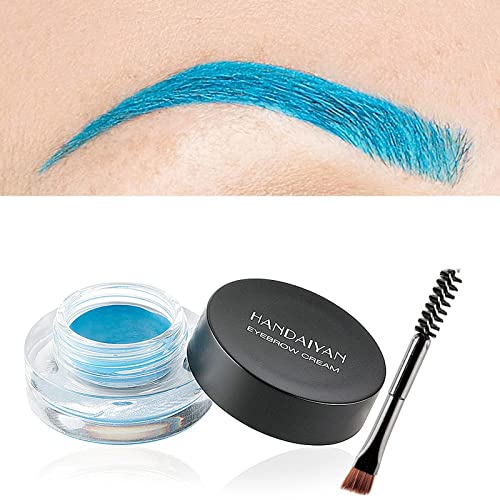 Eyebrow Cream, Waterproof Eyebrow Gel Long Lasting Brow Pomade with Brush, Natural Versatile Tinted Brow Gel Creates Natural Looking Brows for Ho