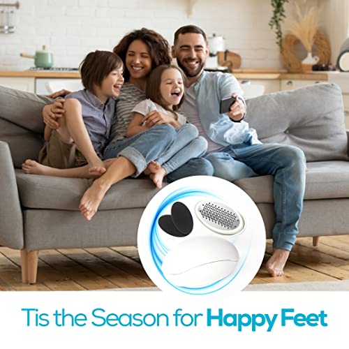 MUJGAN Egg Shaped Classic Callus Remover, Safely and Painlessly Remove Tough Calluses & Dry Skin to Reveal Smooth Soft Feet, 135 Precision Micro-