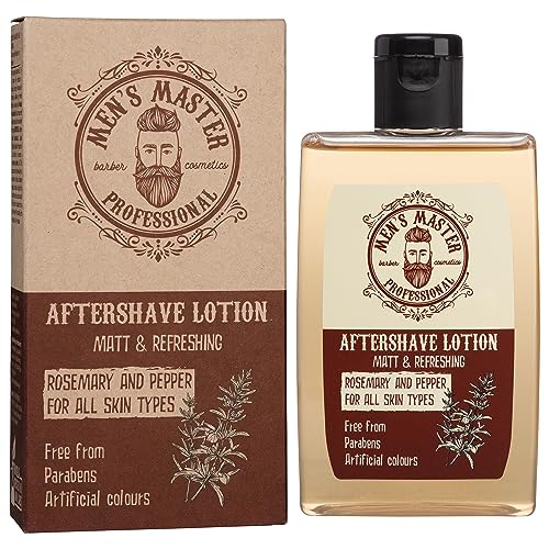 Men's Master Soothing After Shave Lotion | After Shave for Men | Moisturizing and Nourishing | With Menthol, Hot Pepper Extract | Paraben Free |