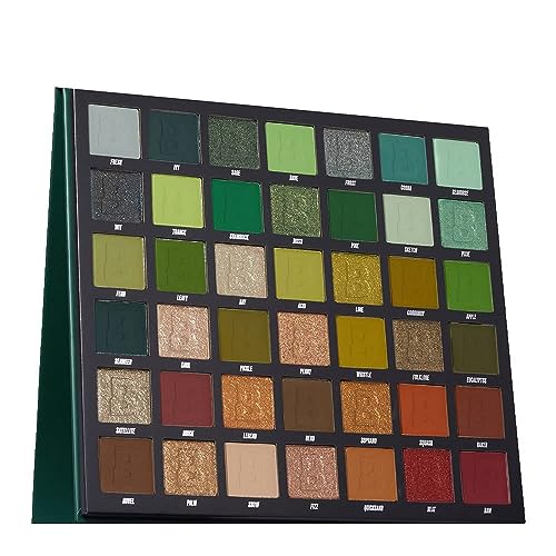 BEAUTY BAY Bright Matte 42 Shade Eyeshadow Palette - Intense Pigment & Long-Lasting Eye Make-Up, Eye Shadow Shades in Pinks, Blues, Greens, Yello