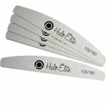 Pure Nails Halo Elite Zebra Moon Nail Foam Files - 100/180 Grit (Pack Of 5)