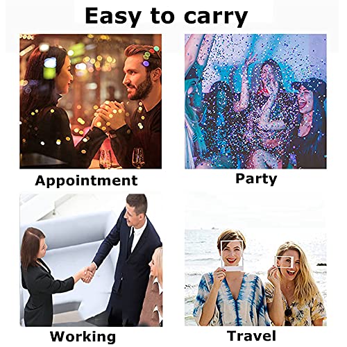 SONGQEE 8ml Travel Perfume Atomiser Refillable, Mini Refillable Perfume Bottle Aftershave Spray Bottle, Upgraded Perfume Atomizer Perfume Pod and