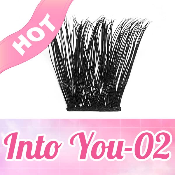 Lash Clusters, 72 Pcs Individual Cluster Lashes DIY Lash Extension 8-16mm Eyelash Clusters Volume Wispy Lashes Super Thin Band Reusable Soft & Co