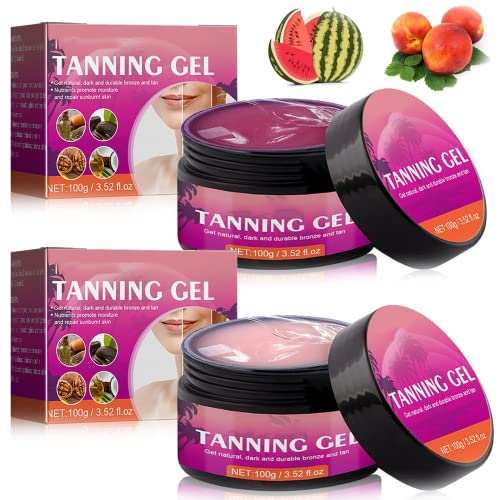 Extreme Dark Intensive Tanning Luxe Gel,Extreme Dark Intensive Tanning,Peachapple Tanning Gel,Intensive Soft Brown Tanning Accelerator Cream,Achi