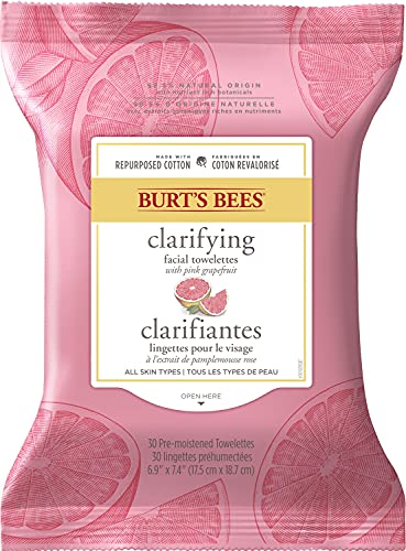 Burt'S Bees Facial Cleansing Towelettes, 30 Wipes ( Pack of 1)