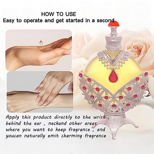 Hareem Als Sultan Gold, Concentrated Perfume Oil, Long Lasting Arabian Perfumes for Women, 12ml/35ml