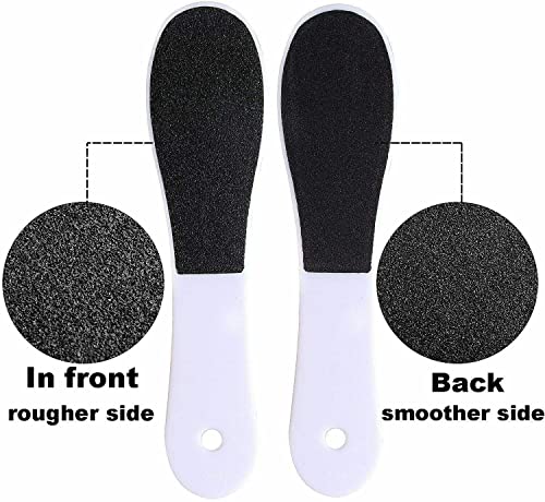 Double-Sided Foot File, 6pcs Foot Rasp Files Disposable Foot Rasp Manicure File Callus Hard Skin Remover