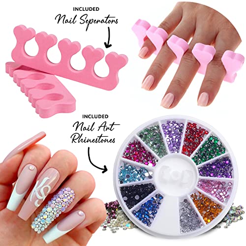 Gel Nail Kit 12 Colours 8ML 54W UV Lamp Starter Kit For Beginners (UK Company)