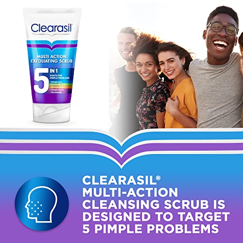 Clearasil 5-in-1 Exfoliating Scrub, 150 ml