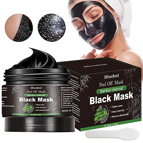 Blackhead Mask, Peel Off Mask, Blackhead Remover Mask, Face Mask with Activated Carbon, Purifying Black Face Mask, Deep Skin Clean Purifying Acne