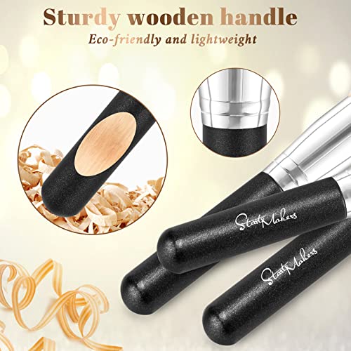Foundation Brush Flat Top Kabuki Make Up Brush- Start Makers Premium Synthetic Full Coverage Powder Brush- Perfect For Blending Liquid, Cream or