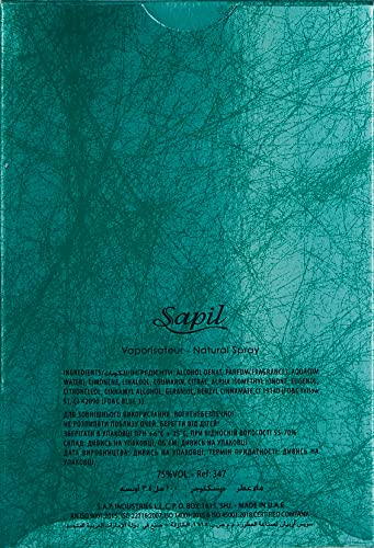 Sapil Disclosure for Men – long Lasting, Feel-good scent for every day – citrus, woody, musky scent – EDT spray fragrance – 3.4 Oz (100 ml).