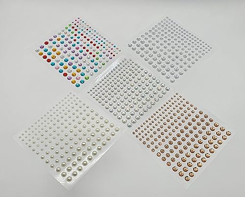 Rhinestone Face Gems Stickers, 5 Sheets for Eyes Face Body Nail, Rhinetone Face Gems, Nail gems, Nail Gems Rhinestone, Face Jewels Rhinestone for