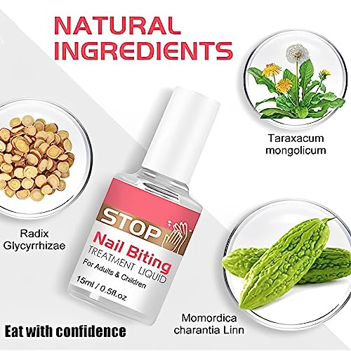 Anti Nail Biting Nail Polish, Stop Nail Repair Nail Varnish, Stop Biting Your Nails, Nail Biting Prevention, Clear Nail Varnish, Nail Biting Trea