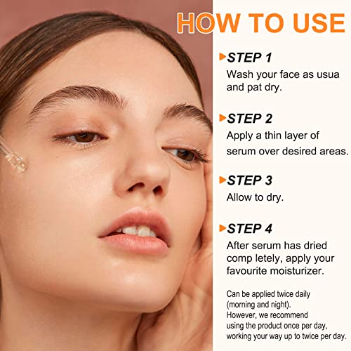 ELBBUB Premium 20% Vitamin C Serum For Face with Hyaluronic Acid, Retinol & Amino Acids - Boost Skin Collagen, Brighten Hydrate & Plump Skin, Ant