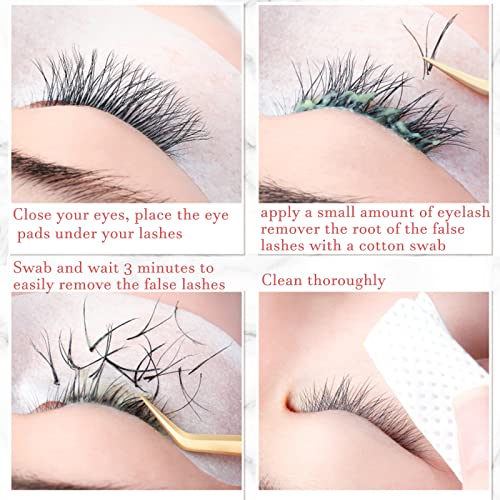 Eyelash Extension Remover Cream,Professional Eyelash Glue Remover,Low Irritation Cream,Fast Dissolving For False Eyelash Extension Glue Cream Nat