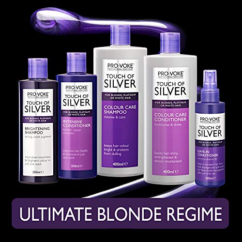 PRO:VOKE Touch Of Silver Leave-in Conditioner 150 ml, Protects Against Heat Damage and Split Ends