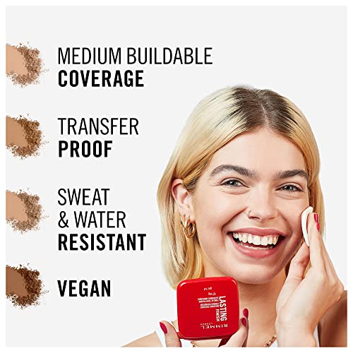 Rimmel London Lasting Finish Compact Foundation, 005 Ivory, 7g