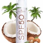 COCOSOLIS Natural Sunscreen Lotion SPF 50 | Effective UVA and UVB protection | Long-lasting Saturated Tan | Nourished & Hydrated Skin | For Face