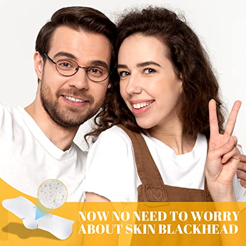 Bieyoc Blackhead Remover Strips(80pcs), Nose Pore Strips for Blackheads Remover, Skincare & Deep Cleansing Nose Strips Blackhead Remover, White,