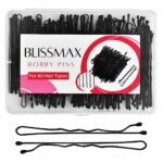 BLISSMAX Bobby Pins 100 Pcs, 5cm Black Long Hair Grips with Storage Box Thicker & Strong Pins for All Hair Types – Hair Pins for Hair Styling Mak