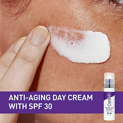 CeraVe Anti Aging Face Cream with SPF | 1.76 Ounce | Anti Wrinkle Retinol Cream and Face Sunscreen | Fragrance Free