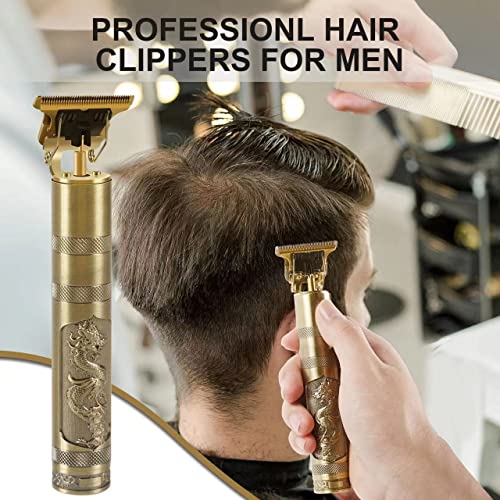 LONENESSL Hair Clippers Beard Trimmer for Men, Hair Trimmer,Electric Cordless Clippers, Zero Gapped T-Blade Trimmer USB Rechargeable Grooming Kit
