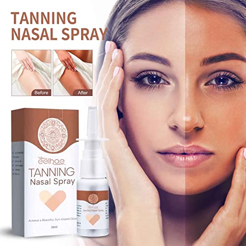 BronzeMist Tanning Nasal Spray, Sunless Spray, Deep Tan Dry Spray, Sunless Tanning Mist, Natural Looking Tan, Summer Color Sunless Self Tanning M