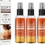 Soft Brown Tanning Spray,Tanning Spray for Out- Door Sun,Deep Sun Tanning Spray Oil, Packed with Ultra Moisturizing Oil, Tanning Spray with Bronz