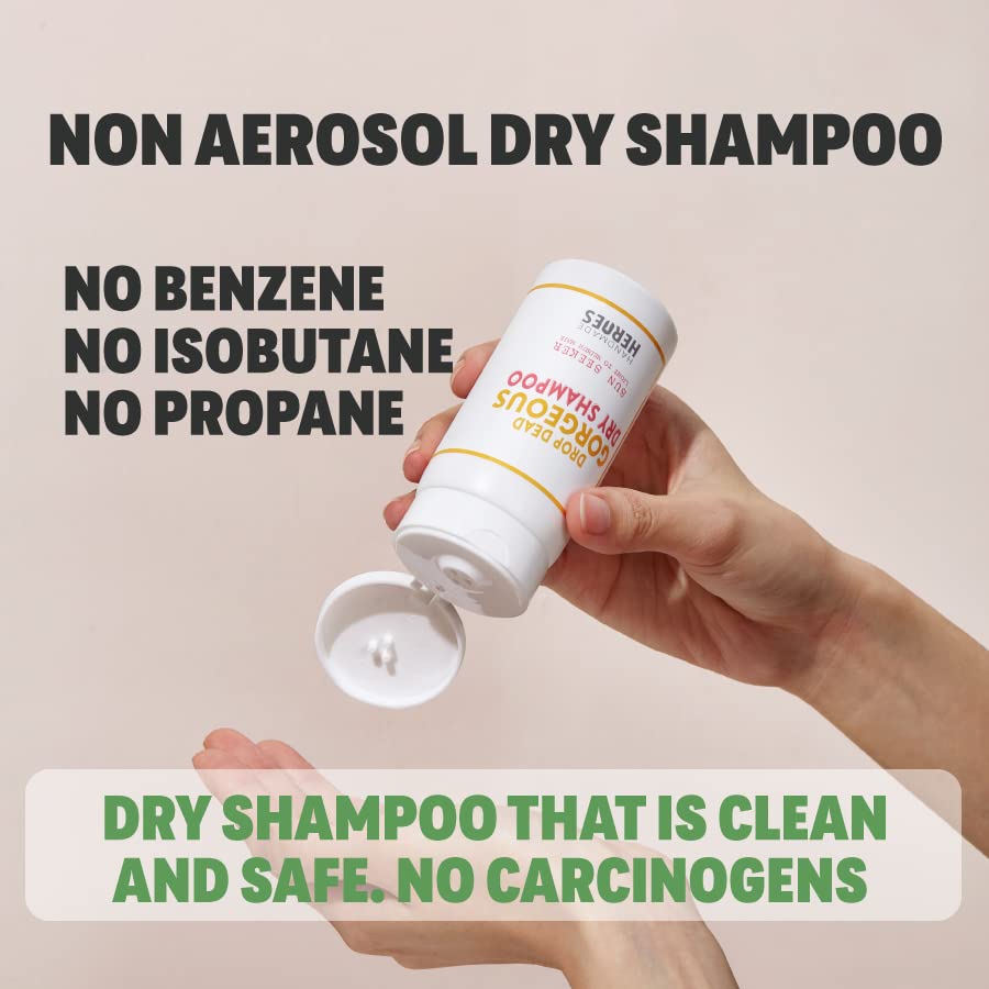 Dry Shampoo Volume Powder by Handmade Heroes | 100% Natural and Vegan, Sustainable and Aerosol Free | For Light Hair and Blonde Hair | Volumizing