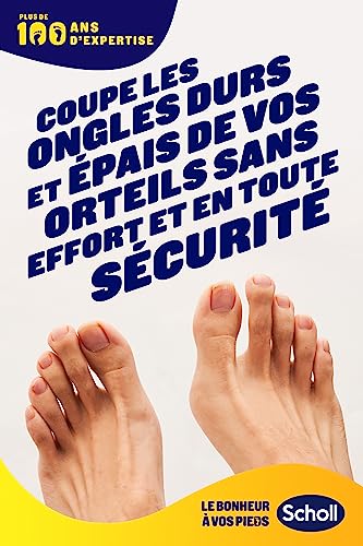 Scholl Nail Clipper for Hard and Thick Toenails