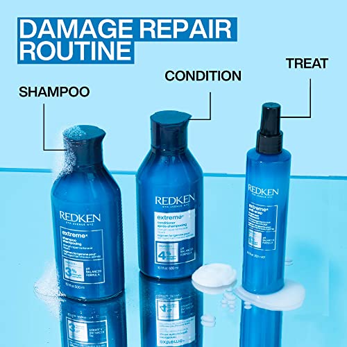 REDKEN Conditioner, For Damaged Hair, Repairs Strength and Adds Flexibility, Extreme, 500 ml