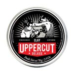 Uppercut Deluxe Clay, Professional Water Based Product for a Natural Looking Finish, Strong Hold and Low Shine 70g
