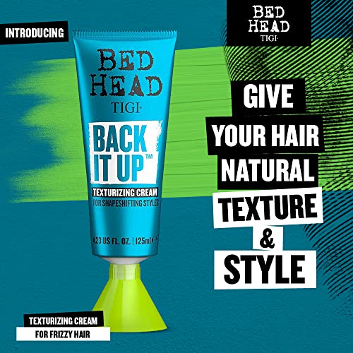 Bed Head by TIGI - Back It Up Texturising Hair Cream - For Shape and Texture - Hair Styling - 125 ml